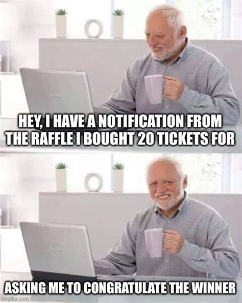 raffle meme|raffle winner meme.